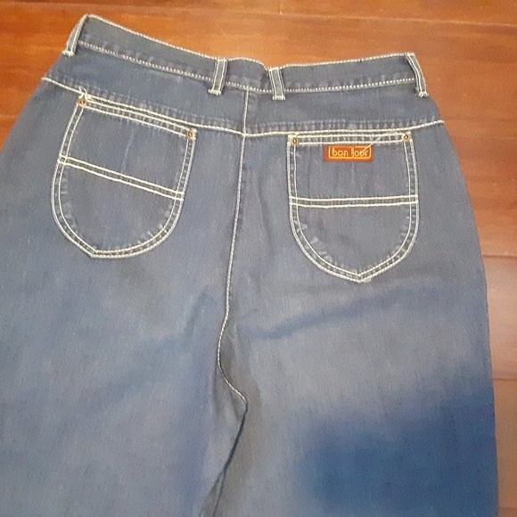 1980's Vintage BonJour Pleated Taper Leg High Rise Mom Jeans - Picture 9 of 13